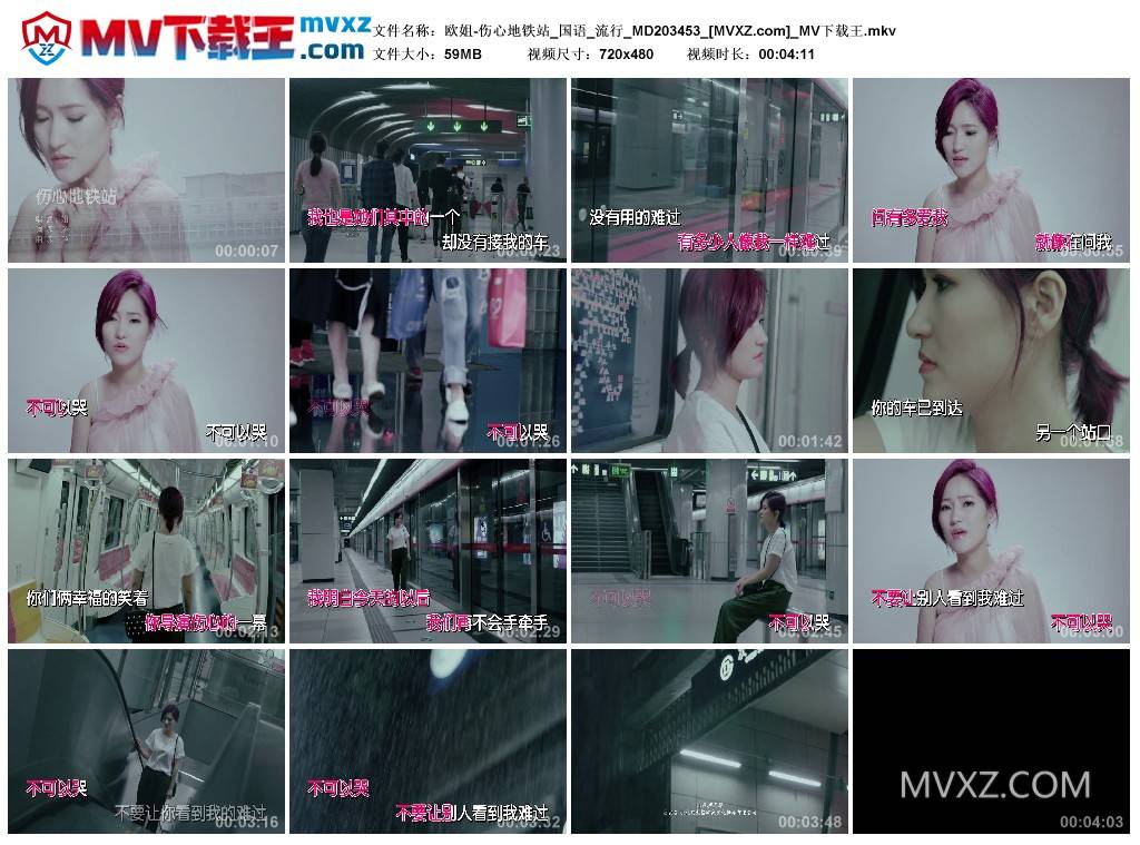 欧姐-伤心地铁站_国语_流行_MD203453